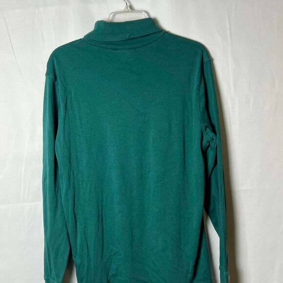 Men’s Lands' End Supima Cotton Turtleneck Shirt (Size M 38-40) - Picture 3 of 5